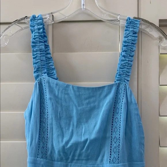 Love, Fire Light Blue Ruffled Dress - Picture 3 of 5